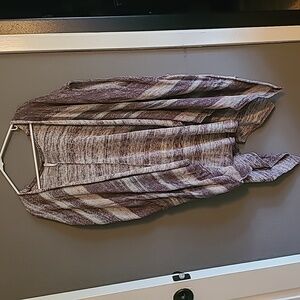 Free people knit poncho with pockets